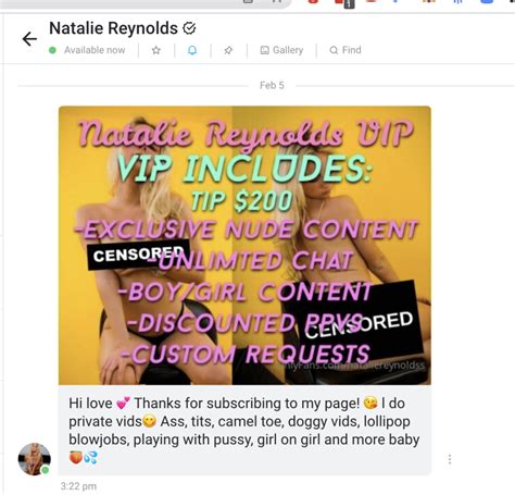 Natalie Reynolds Nude Onlyfans Blonde Tiktok BJ Leaked Video。